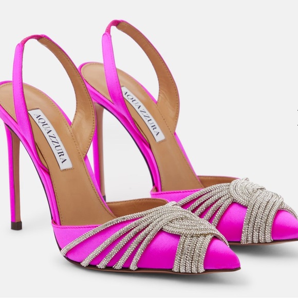 Pink Diamond Aquazzura Heels - Picture 2 of 12